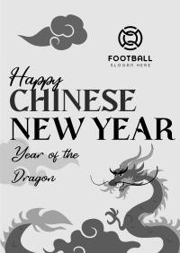 Dragon Chinese New Year Poster Design