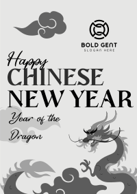 Dragon Chinese New Year Poster Image Preview