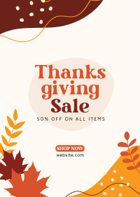Thanksgiving Flash Sale Poster Image Preview