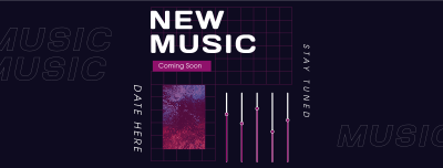 Upcoming Music Tracks Facebook cover Image Preview