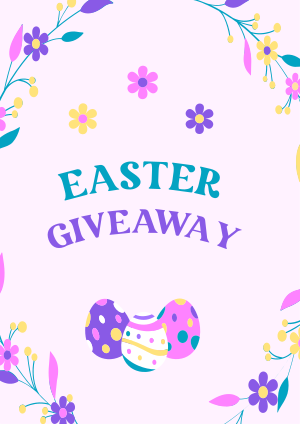 Eggs-tatic Easter Giveaway Flyer Image Preview