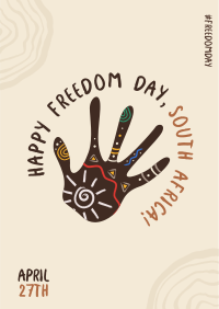 Freedom Day Hand Flyer Image Preview