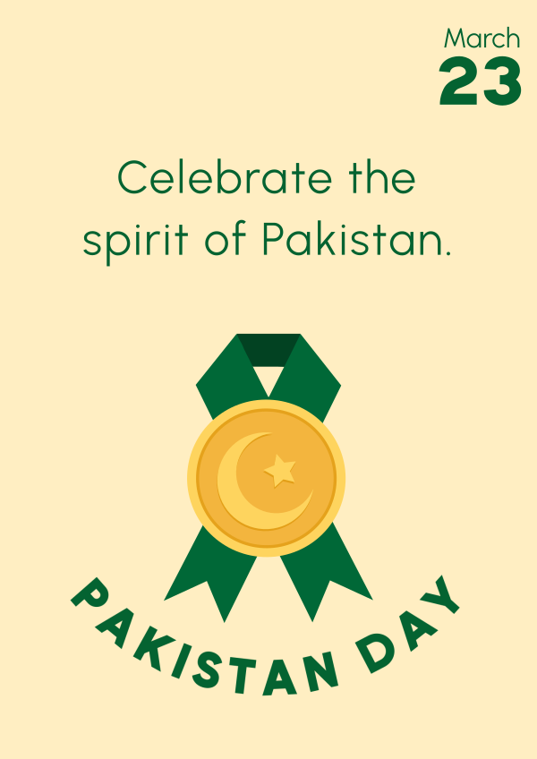 Celebrate Pakistan Day Flyer Design Image Preview