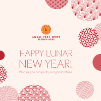 Lunar New Year Instagram Post Design