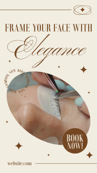 Elegant Eyelash Instagram reel Image Preview