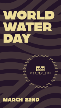 World Water Day Waves Instagram Reel Design