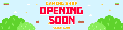 Game Shop Opening Twitch banner Image Preview