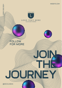 Follow Futuristic Journey Flyer Image Preview
