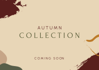Autumn Collection Postcard Design