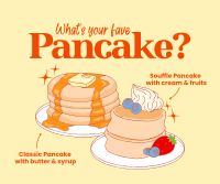 Classic and Souffle Pancakes Facebook post Image Preview