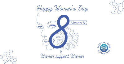 Women's Day Support Facebook ad Image Preview