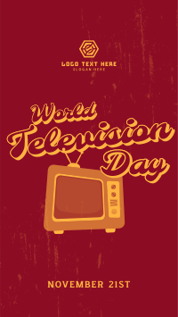 Retro TV Day Facebook story Image Preview