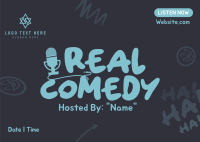 Real Comedy Postcard Image Preview
