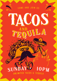 Mexican Taco Poster Design