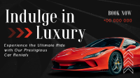 Luxurious Car Rental Service Animation Image Preview