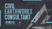 Earthworks Construction Facebook Event Cover Design