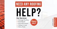 Roofing Help? Facebook ad Image Preview