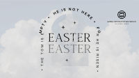 Heavenly Easter Facebook Event Cover Design