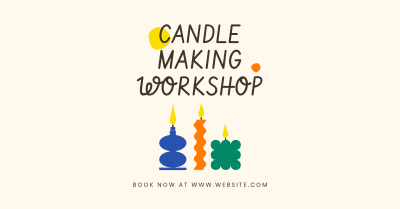 Candle Workshop Facebook ad Image Preview