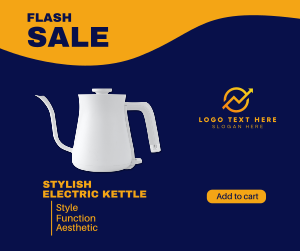 Stylish Electric Kettle Facebook post Image Preview
