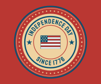 4th of July Badge Facebook post Image Preview