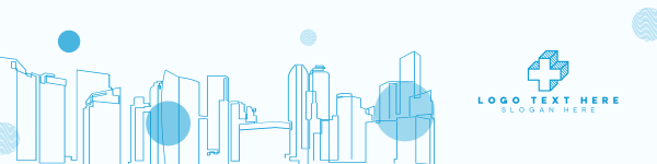 Minimalist Cityscape LinkedIn Banner Design