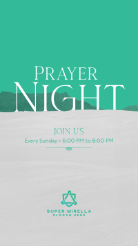 Prayer Night  Facebook Story Image Preview