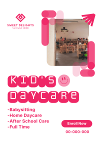 Kid's Daycare Services Flyer Image Preview