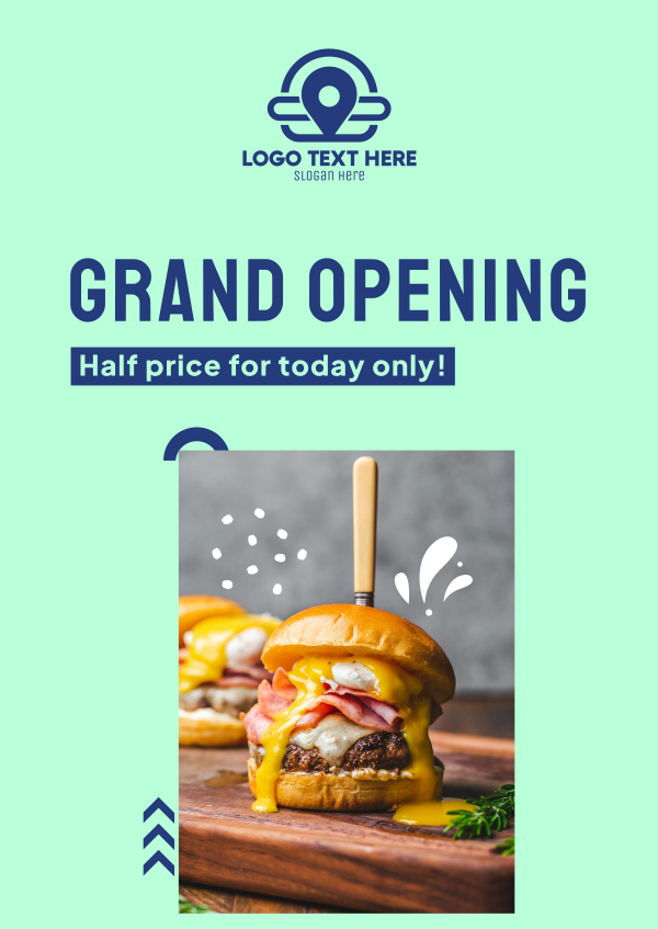 Restaurant Opening Announcement Poster Design Image Preview
