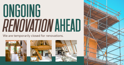 Ongoing Renovation Facebook ad Image Preview