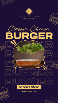 Cheese Burger Restaurant Instagram reel Image Preview