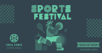 Go for Gold on Sports Festival Facebook ad Image Preview