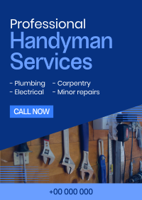 Modern Handyman Service Poster Preview