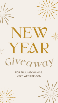 New Year Giveaway TikTok Video Image Preview