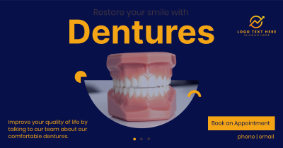 Denture Smile Facebook ad Image Preview