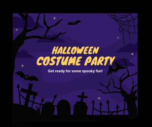 Halloween Party Facebook post Image Preview