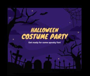 Halloween Party Facebook post