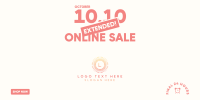 Extended Online Sale 10.10  Twitter post Image Preview