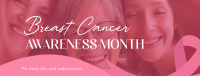 Breast Cancer Prevention Facebook Cover Design