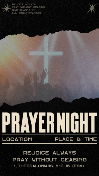 Modern Prayer Night Facebook story Image Preview