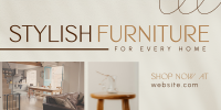 Stylish Furniture Store Twitter post Image Preview