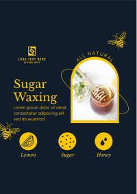 Sugar Waxing Salon Flyer Design