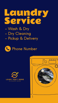 Laundry Services Facebook Story Design