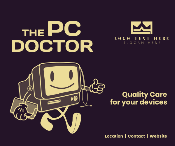The PC Doctor Facebook Post Design Image Preview