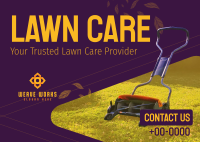 Professional Lawn Care Postcard Image Preview