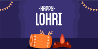 Happy Lohri Twitter Post Design