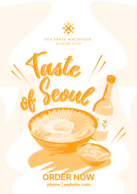 Taste of Seoul Food Flyer Image Preview