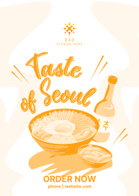 Taste of Seoul Food Flyer Image Preview