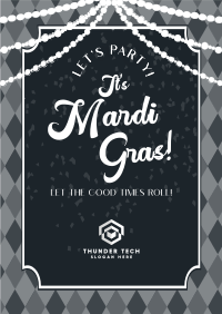 Mardi Gras Party Poster Image Preview