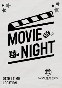Film Night Clapboard Flyer Image Preview